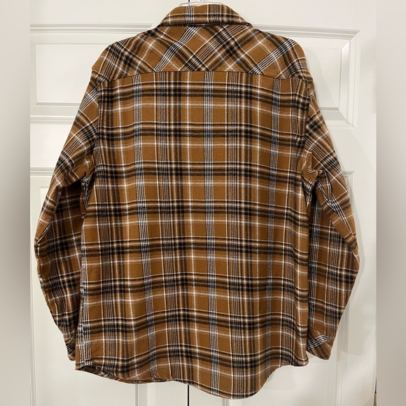 Dickies Long Sleeve Plaid Flannel Button Down Shirt Size Large - Picture 2 of 11